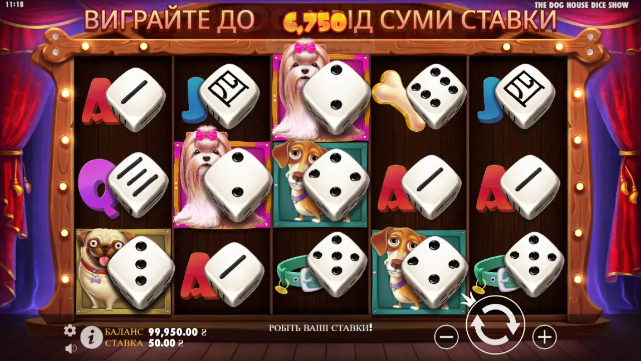 the dog house dice show slot